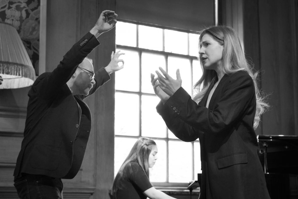 Aleksandra Chernenko in a masterclass